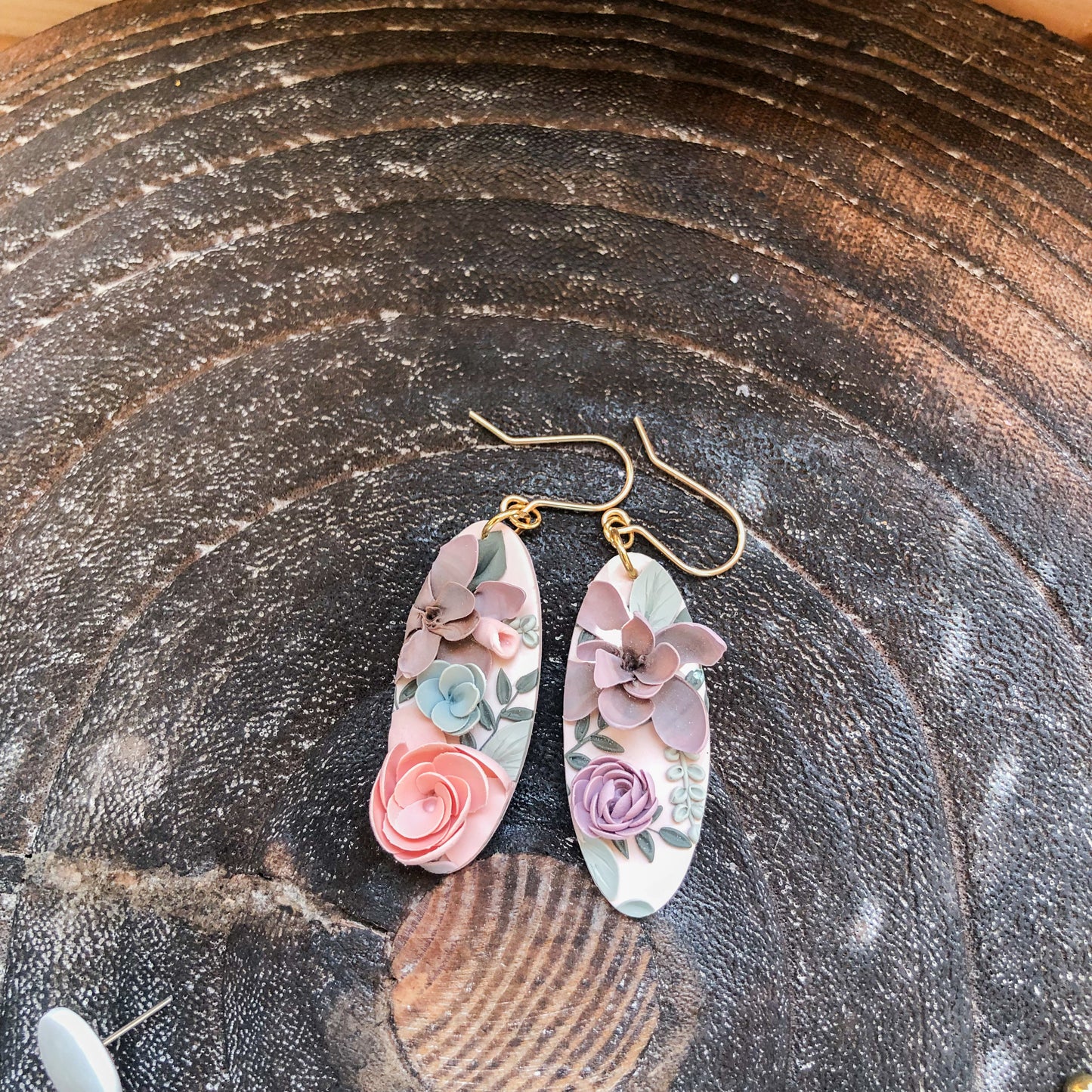 Spring 2025 Collection, Medium Oval Dangles on Stud Posts or 14k Gold Hooks