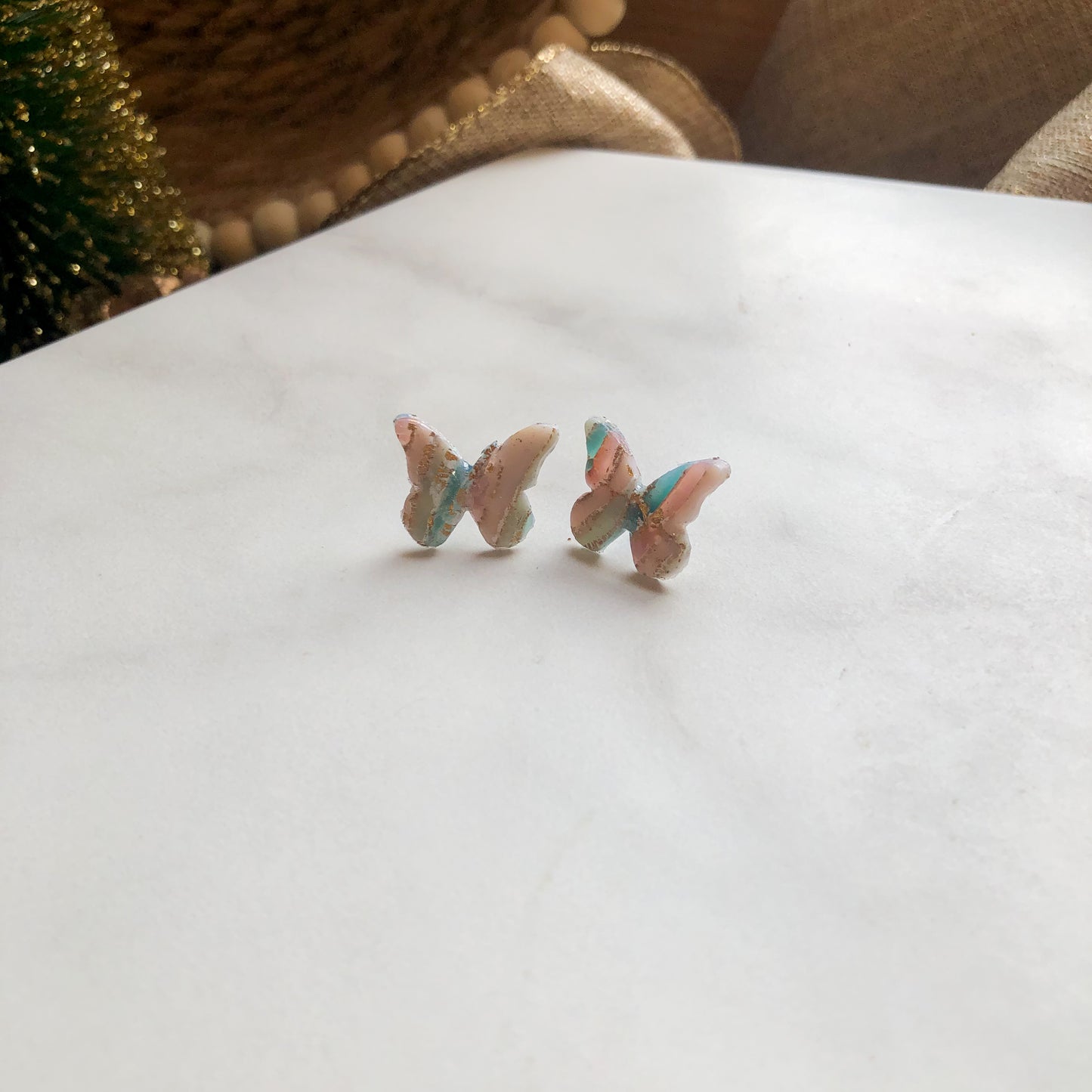 Any Season Collection, Butterfly Studs on Surgical Stainless Steel