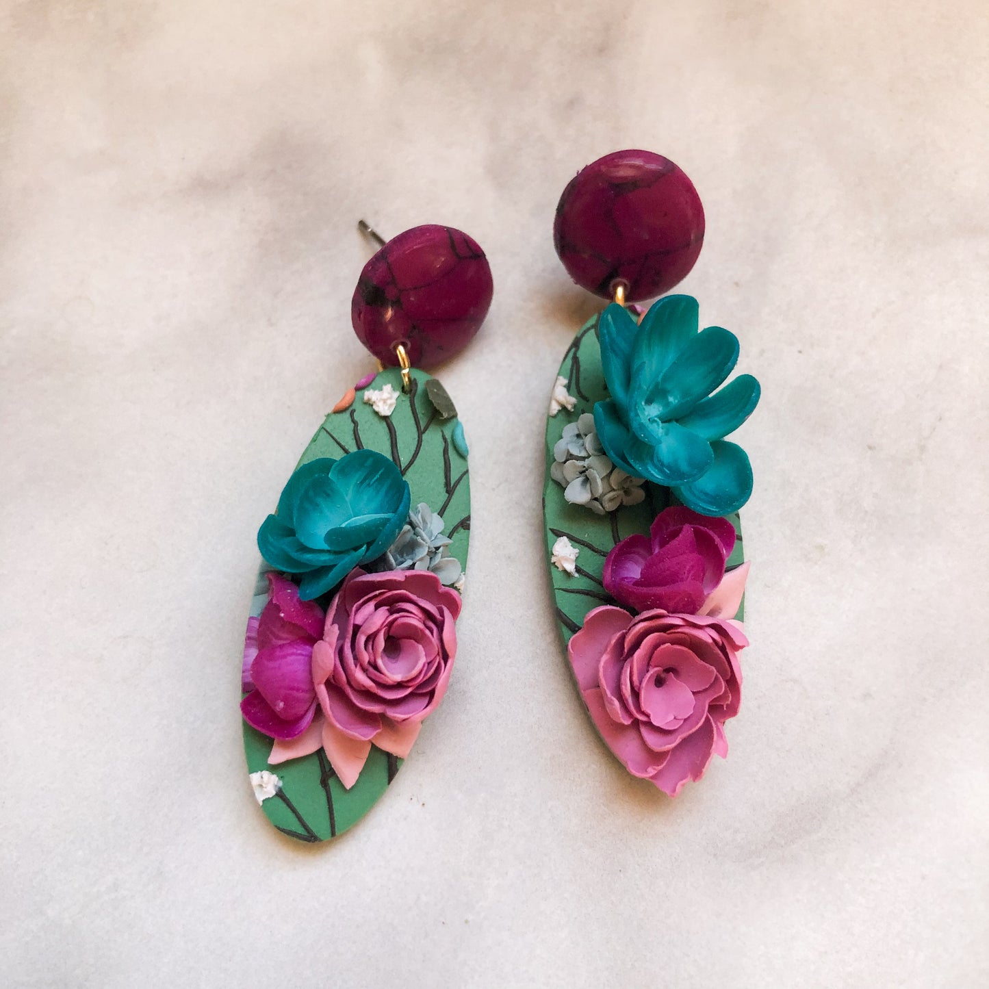 Spring 2025 Collection, Oval Dangles on Surgical Stainless Steel