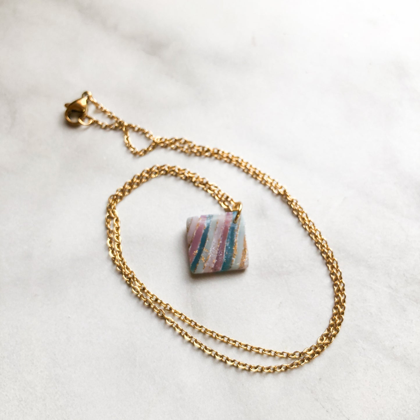 Any Season, Diamond Necklace on 18” Gold Chain