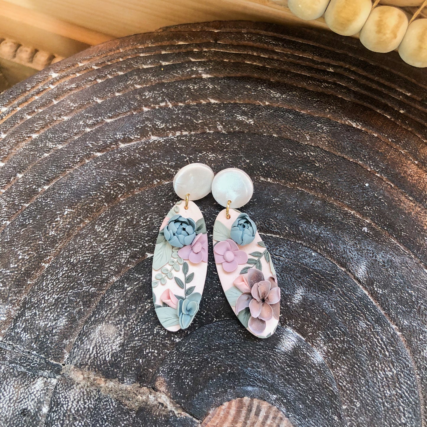 Spring 2025 Collection, Medium Oval Dangles on Stud Posts or 14k Gold Hooks