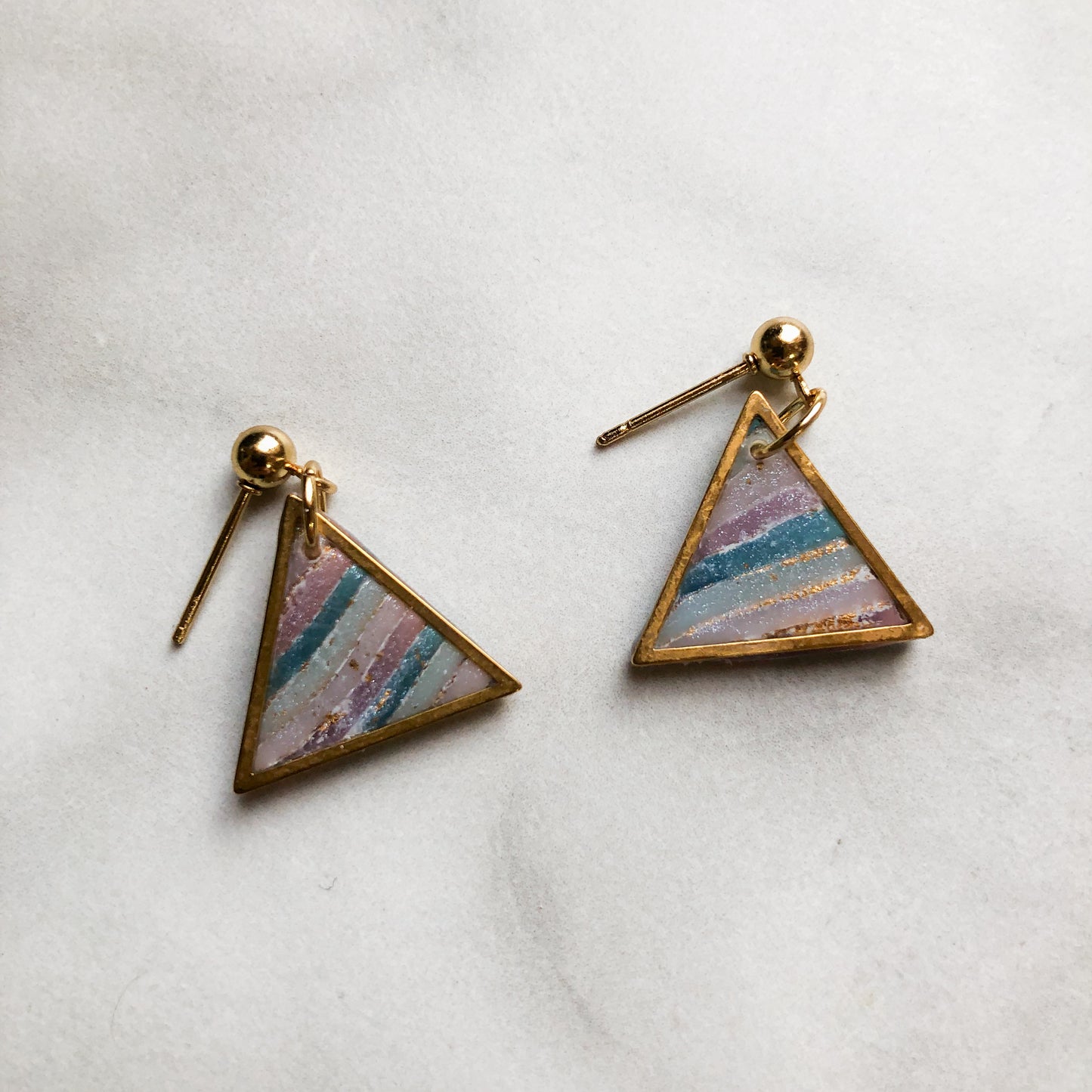 Any Season, Triangle Dangles or Triangle Studs