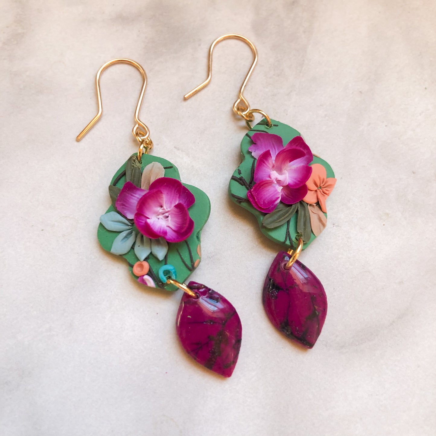 Spring 2025 Collection, Moroccan Dangles on 14k Gold Filled Hooks