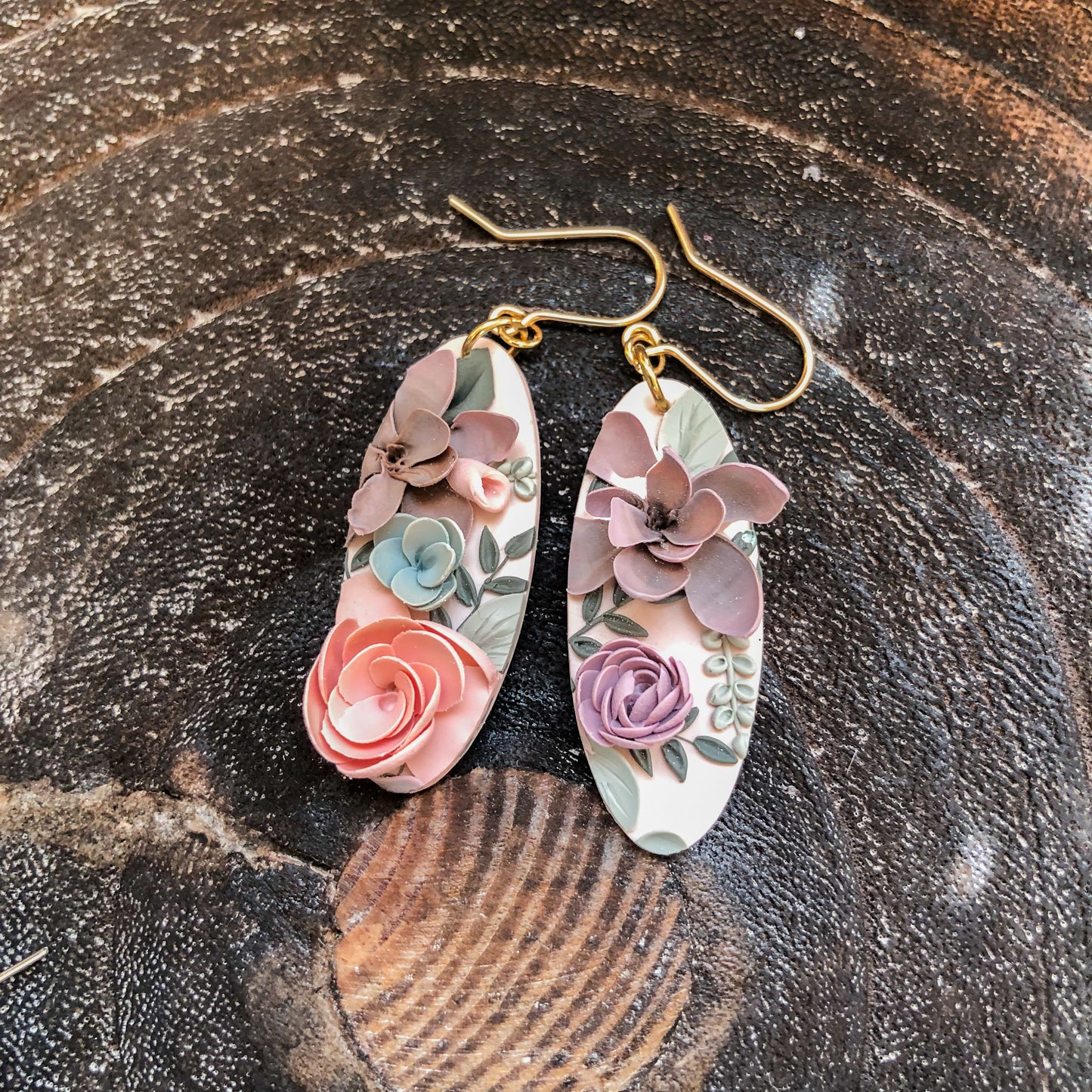 Spring 2025 Collection, Medium Oval Dangles on Stud Posts or 14k Gold Hooks