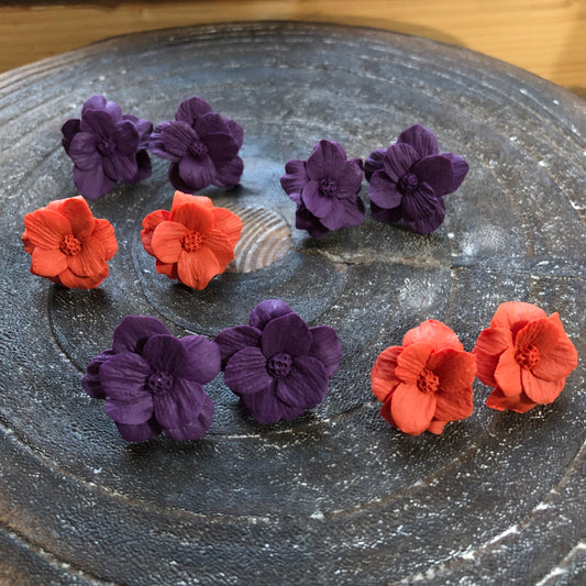 Summer Studs, Polymer Clay Statement Studs on Surgical Stainless Steel