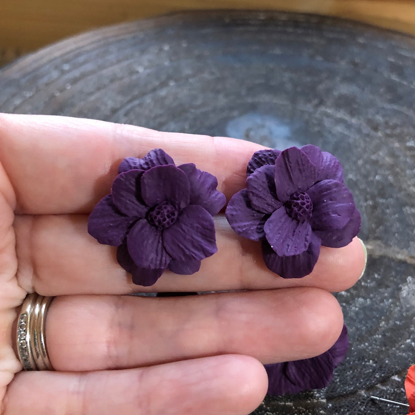 Summer Studs, Polymer Clay Statement Studs on Surgical Stainless Steel