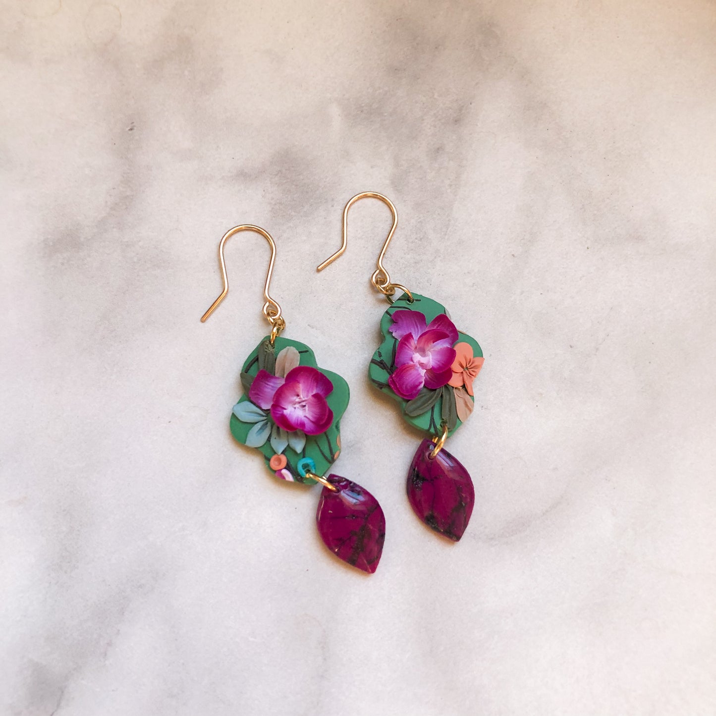 Spring 2025 Collection, Moroccan Dangles on 14k Gold Filled Hooks