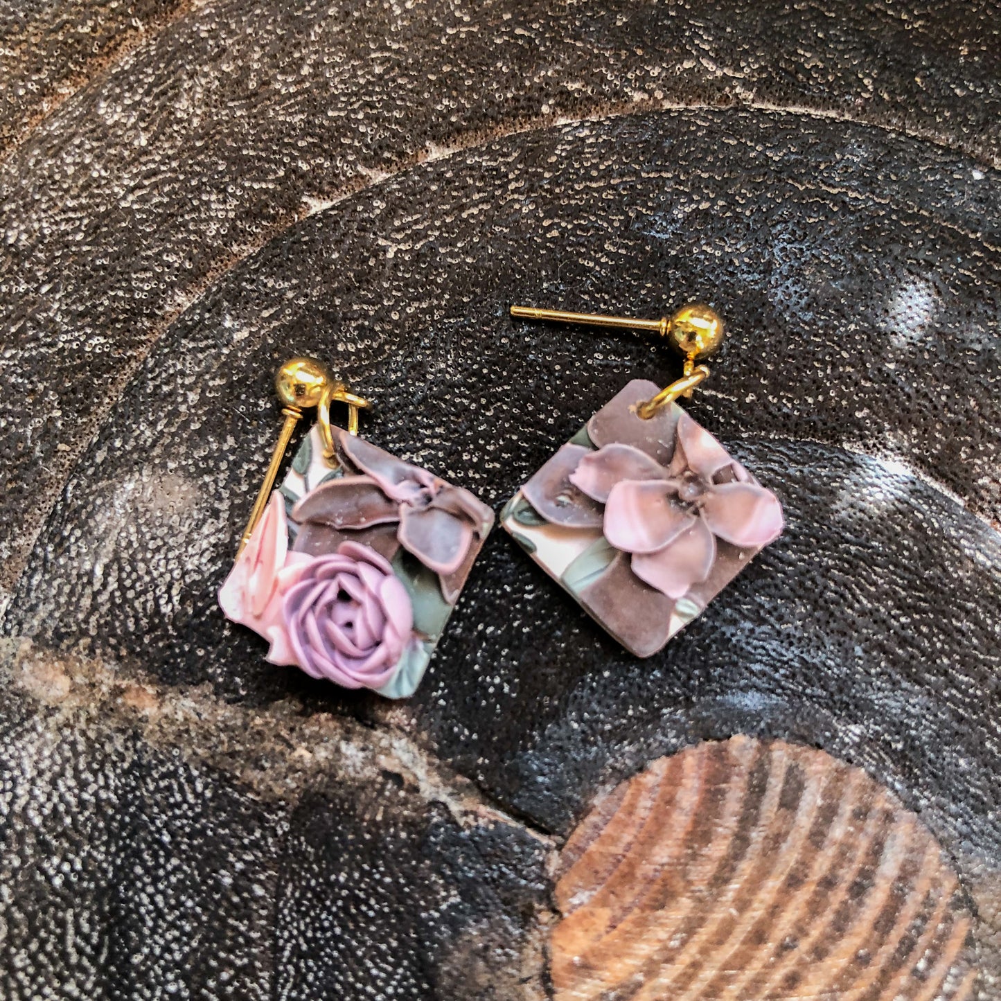 Spring 2025 Collection, Diamond Dangles on Gold Ball Posts or 14k Gold Hooks