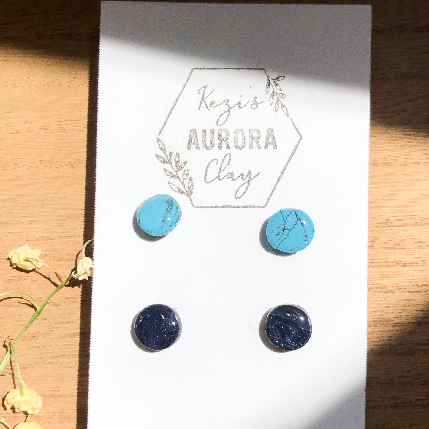 Summer Stud Pack Polymer Clay Stud Earrings on Surgical Stainless Steel, Canadian Made